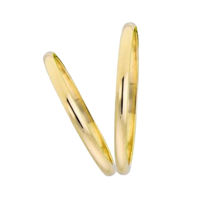 Pair of wedding rings Yellow Gold Stergiadis TRIO_1
